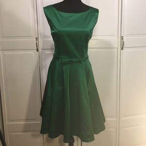 Emerald Green Cocktail Semiformal Dress